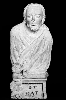 Saint Matthieu vu de face. © Région Bourgogne-Franche-Comté, Inventaire du patrimoine