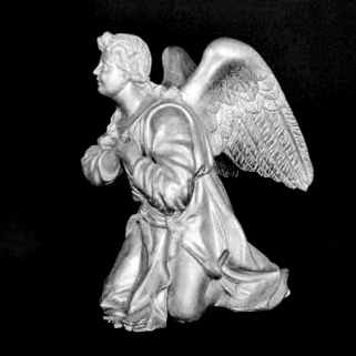 Ange droit vu de profil gauche. © Région Bourgogne-Franche-Comté, Inventaire du patrimoine