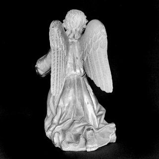 Ange gauche vu de dos. © Région Bourgogne-Franche-Comté, Inventaire du patrimoine