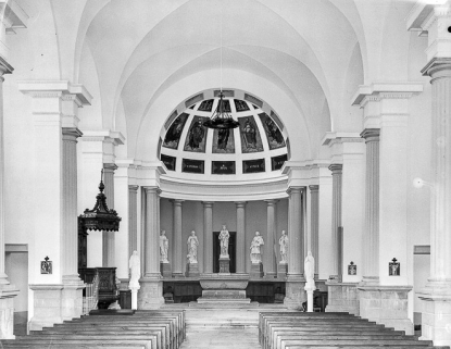 Intérieur: choeur. © Région Bourgogne-Franche-Comté, Inventaire du patrimoine