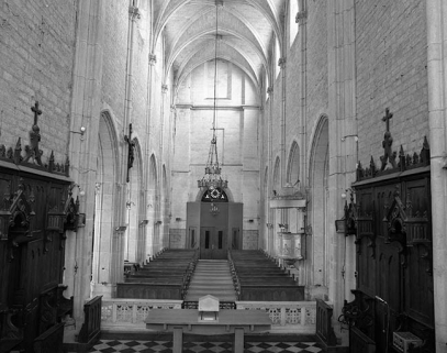 Intérieur : nef vue depuis le choeur. © Région Bourgogne-Franche-Comté, Inventaire du patrimoine