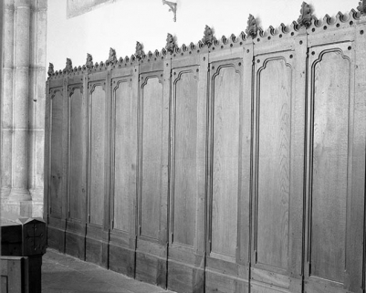 Intérieur : lambris du choeur. © Région Bourgogne-Franche-Comté, Inventaire du patrimoine