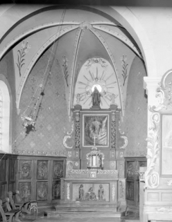 Vue d'ensemble du devant d'autel. © Région Bourgogne-Franche-Comté, Inventaire du patrimoine