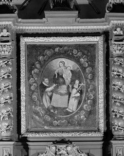 Peinture du retable : vue d'ensemble. © Région Bourgogne-Franche-Comté, Inventaire du patrimoine