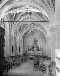 Intérieur : second collatéral gauche vu des trois travées. © Région Bourgogne-Franche-Comté, Inventaire du patrimoine