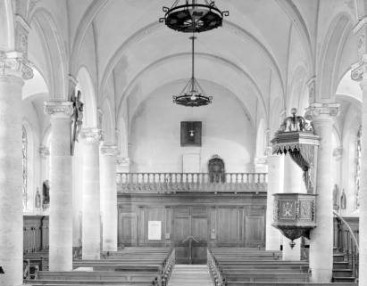 Vue d'ensemble depuis le choeur. © Région Bourgogne-Franche-Comté, Inventaire du patrimoine