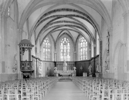 Intérieur vu de puis l'entrée. © Région Bourgogne-Franche-Comté, Inventaire du patrimoine