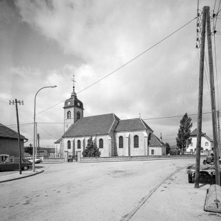 Façade latérale droite. © Région Bourgogne-Franche-Comté, Inventaire du patrimoine