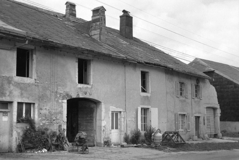 Ferme datée de 1786 située Grande Rue, cadastrée 1972 AB 30 : façade antérieure. © Région Bourgogne-Franche-Comté, Inventaire du patrimoine