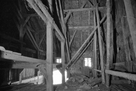 Intérieur : charpente. © Région Bourgogne-Franche-Comté, Inventaire du patrimoine