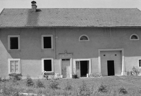 Ferme de 1902, située Grande Rue, cadastrée 1967 AB 132 : façade sur rue. © Région Bourgogne-Franche-Comté, Inventaire du patrimoine