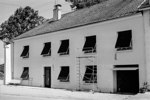 Ferme datée de 1856,  située 27 Grande rue : façade antérieure. © Région Bourgogne-Franche-Comté, Inventaire du patrimoine