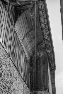 Ferme cadastrée 1961 AB 50 : bardage. © Région Bourgogne-Franche-Comté, Inventaire du patrimoine