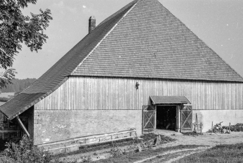 Pignon gauche. © Région Bourgogne-Franche-Comté, Inventaire du patrimoine