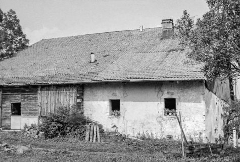 Ferme : façade postérieure. © Région Bourgogne-Franche-Comté, Inventaire du patrimoine