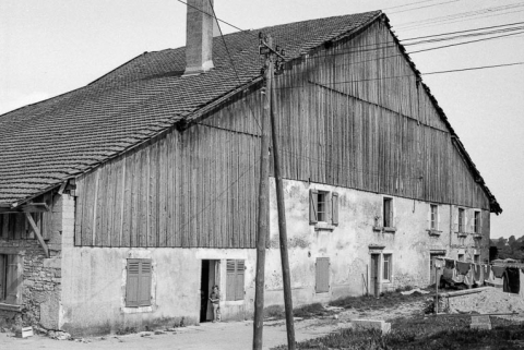 Ferme cadastrée 1964 D 131-133 : façade antérieure. © Région Bourgogne-Franche-Comté, Inventaire du patrimoine