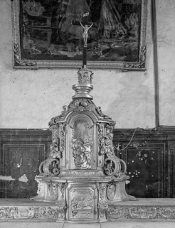 Détail : le tabernacle. © Région Bourgogne-Franche-Comté, Inventaire du patrimoine