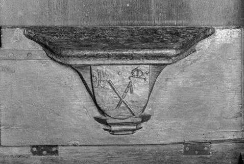 Stalles sud, n° 6, miséricorde. © Région Bourgogne-Franche-Comté, Inventaire du patrimoine