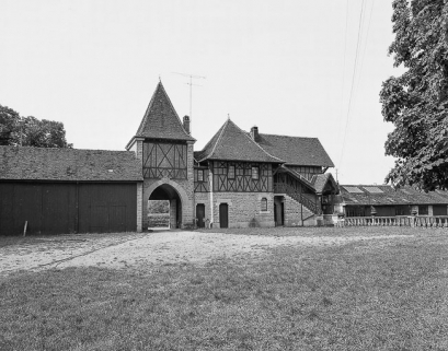 Bâtiment d'entrée : façade nord. © Région Bourgogne-Franche-Comté, Inventaire du patrimoine