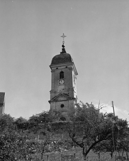Vue du clocher. © Région Bourgogne-Franche-Comté, Inventaire du patrimoine