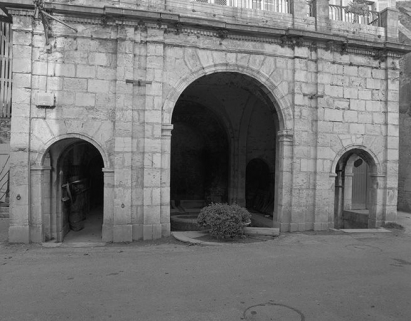 Façade antérieure : détail du rez-de-chaussée. © Région Bourgogne-Franche-Comté, Inventaire du patrimoine
