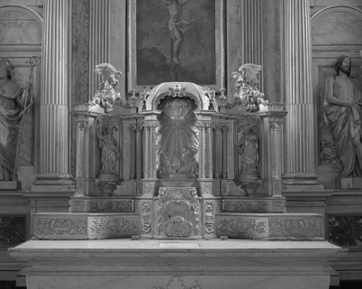 Vue d'ensemble tabernacle tournant fermé. © Région Bourgogne-Franche-Comté, Inventaire du patrimoine
