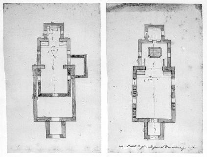 Plan d'agrandissement de l'église, 1846 © Région Bourgogne-Franche-Comté, Inventaire du patrimoine