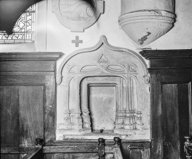 Intérieur : niche du collatéral sud. © Région Bourgogne-Franche-Comté, Inventaire du patrimoine