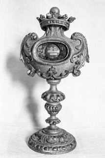 Reliquaire : lunette ovale (II). © Région Bourgogne-Franche-Comté, Inventaire du patrimoine