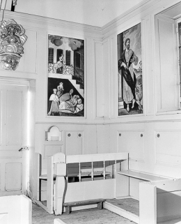 Intérieur : angle nord-ouest. © Région Bourgogne-Franche-Comté, Inventaire du patrimoine