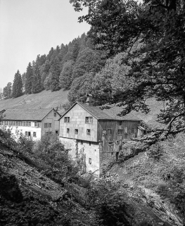 Pignon et façade postérieure. © Région Bourgogne-Franche-Comté, Inventaire du patrimoine