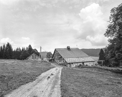 Façades postérieure et latérale. © Région Bourgogne-Franche-Comté, Inventaire du patrimoine