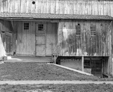 Façade postérieure : détail. © Région Bourgogne-Franche-Comté, Inventaire du patrimoine