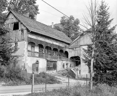 Détail : la galerie. © Région Bourgogne-Franche-Comté, Inventaire du patrimoine