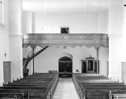 La nef vue depuis le choeur. © Région Bourgogne-Franche-Comté, Inventaire du patrimoine