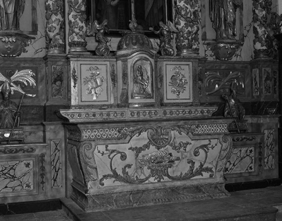 Le maître-autel. © Région Bourgogne-Franche-Comté, Inventaire du patrimoine