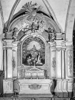 Vue d'ensemble de l'autel secondaire nord. © Région Bourgogne-Franche-Comté, Inventaire du patrimoine