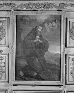 Saint François de Paule priant. © Région Bourgogne-Franche-Comté, Inventaire du patrimoine