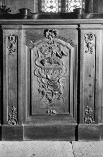 Devant de stalles : Agneau mystique. © Région Bourgogne-Franche-Comté, Inventaire du patrimoine