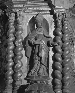 Statuette : évêque © Région Bourgogne-Franche-Comté, Inventaire du patrimoine