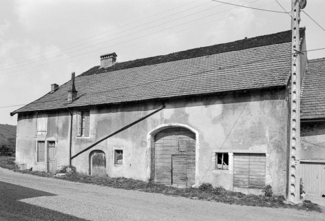 Ferme cadastrée C2 180 : façade antérieure. © Région Bourgogne-Franche-Comté, Inventaire du patrimoine
