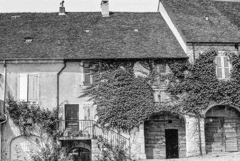 Maison de vigneron cadastrée AD 43 : façade antérieure. © Région Bourgogne-Franche-Comté, Inventaire du patrimoine
