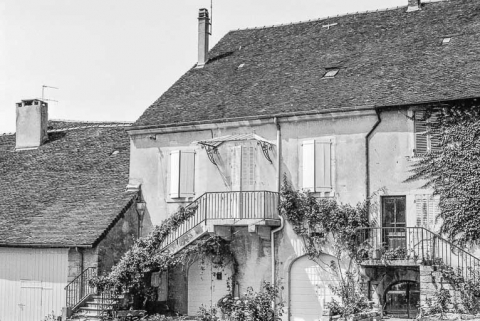 Façade antérieure : vue rapprochée. © Région Bourgogne-Franche-Comté, Inventaire du patrimoine