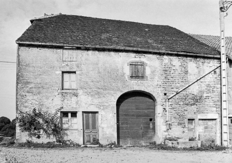 Ferme cadastrée D2 275 : façade antérieure. © Région Bourgogne-Franche-Comté, Inventaire du patrimoine