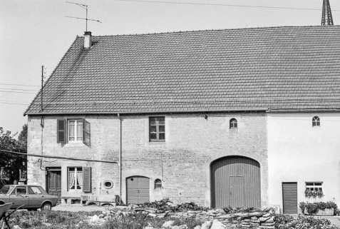 Ferme cadastrée C1  20 : façade antérieure. © Région Bourgogne-Franche-Comté, Inventaire du patrimoine