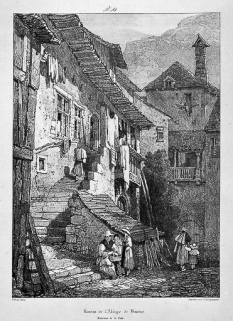 Ruines de l'abbaye : intérieur de la cour. © Région Bourgogne-Franche-Comté, Inventaire du patrimoine