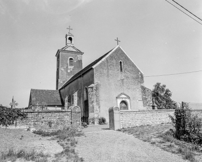 Façades antérieure et latérale gauche. © Région Bourgogne-Franche-Comté, Inventaire du patrimoine