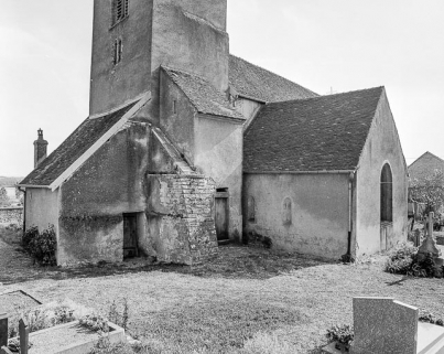 Bras du transept gauche et chevet. © Région Bourgogne-Franche-Comté, Inventaire du patrimoine