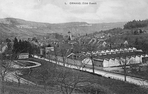 Ornans (côté ouest), 1ère moitié 20e siècle. © Région Bourgogne-Franche-Comté, Inventaire du patrimoine