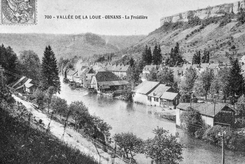 Vallée de la Loue - Ornans - La Froidière, limite 19e siècle 20e siècle. © Région Bourgogne-Franche-Comté, Inventaire du patrimoine